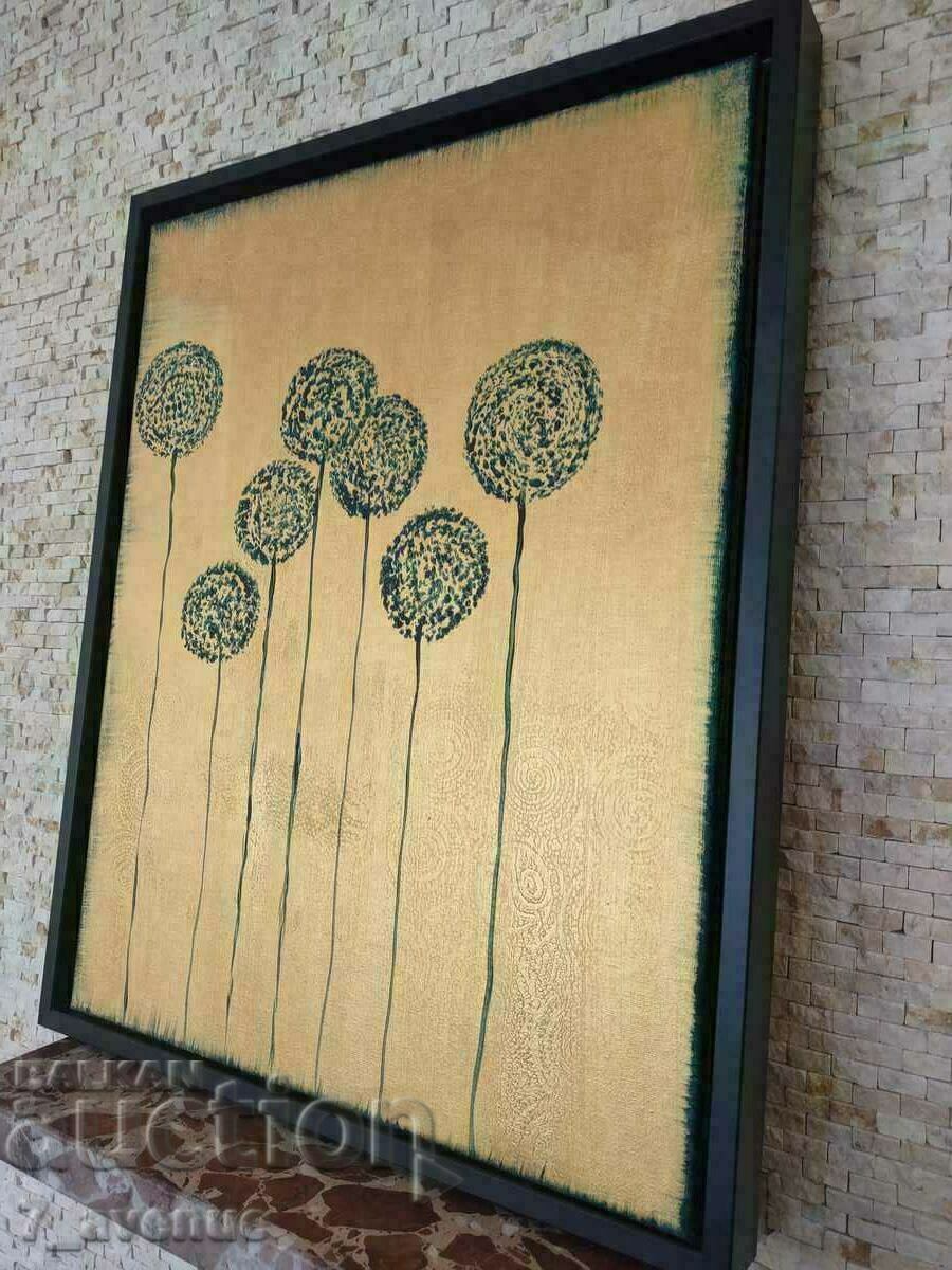 Author's painting - acrylic on canvas, 50/40 cm "Elegance" Author's painting - acrylic on canvas, 50/40 cm "Elegance"