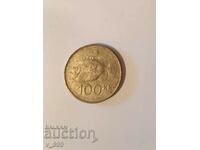 Монета 100 крони от Исландия