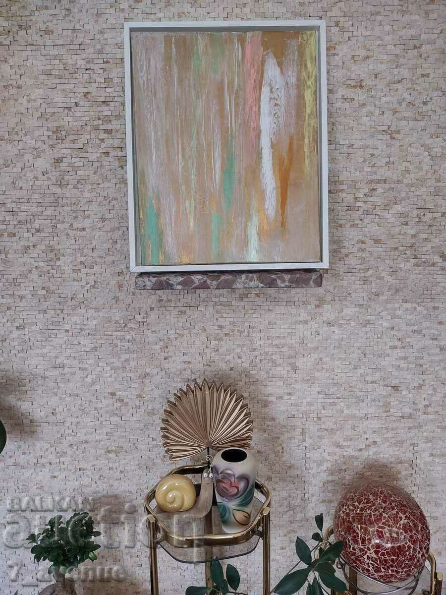 Author's painting - acrylic on canvas, 50/40cm, "Delicate" with price 499.00 BGN | € 255.13