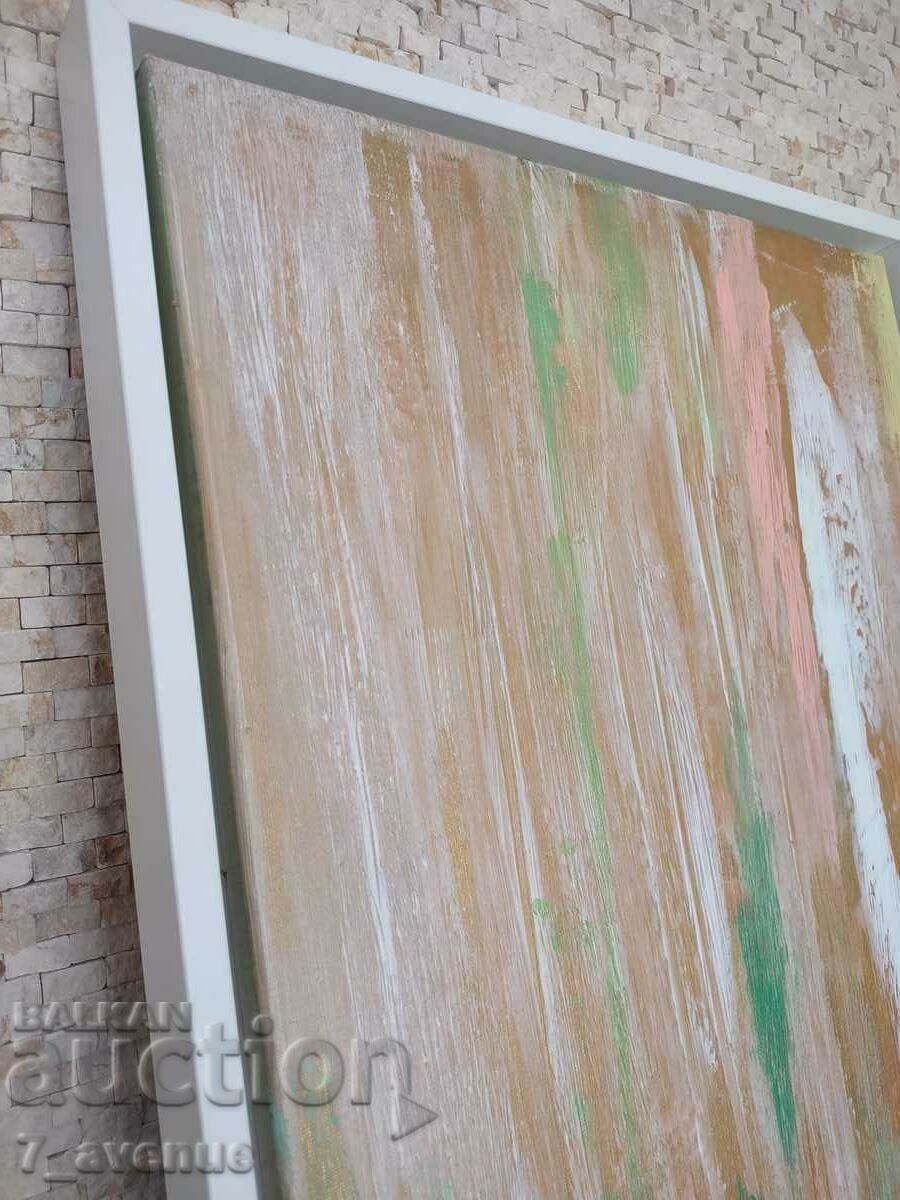 Auction  Author's painting - acrylic on canvas, 50/40cm, "Delicate"