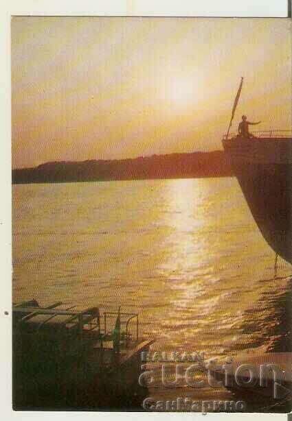Card Bulgaria Rousse Apus de soare pe Dunăre 2*