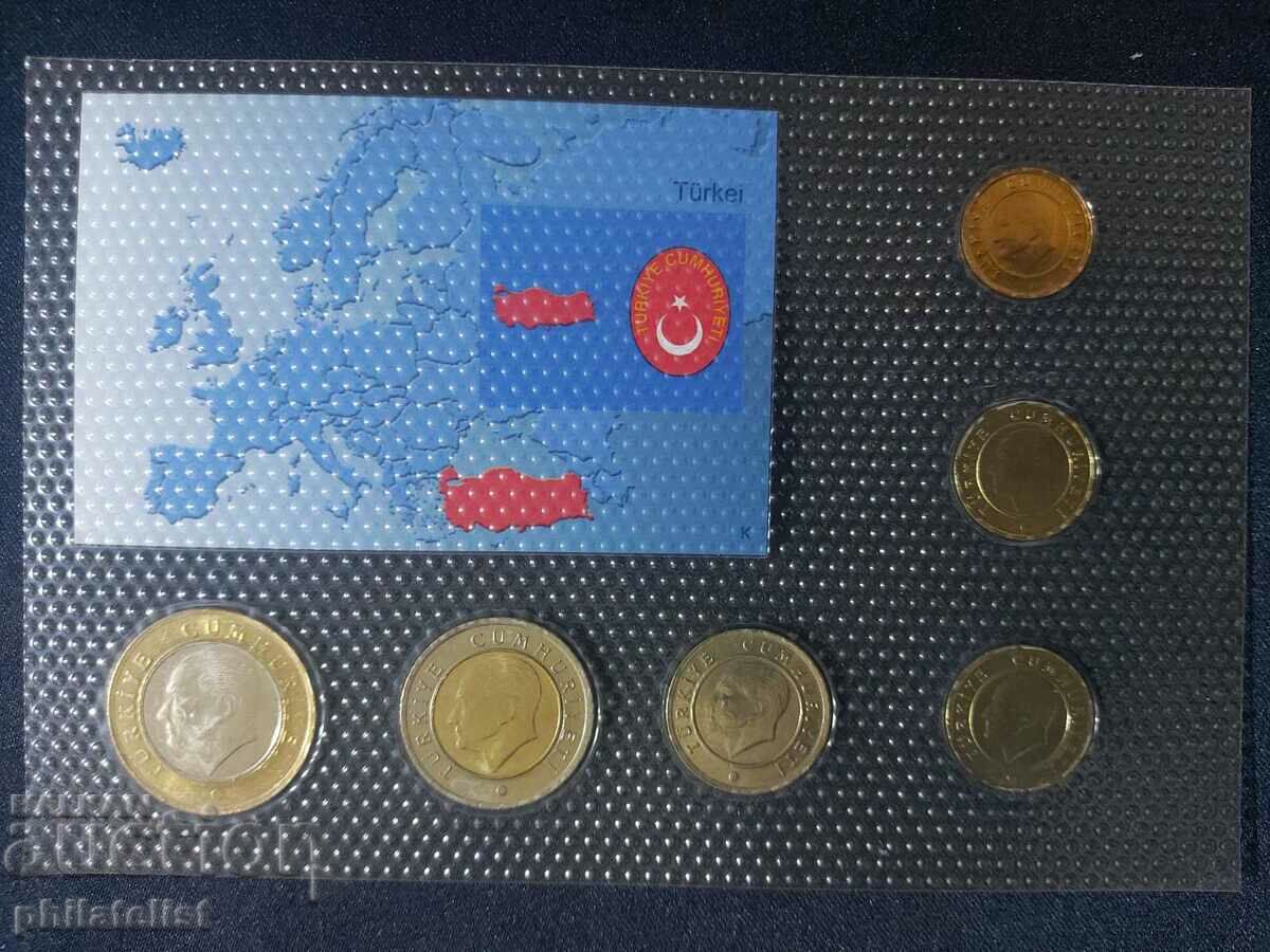 Auction Complete set - Turkey 2009, 6 coins Auction Complete set - Turkey 2009, 6 coins