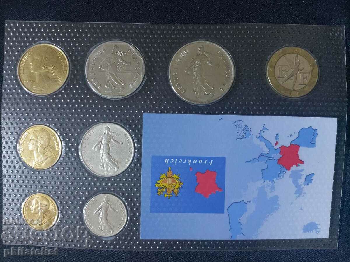 Auction  Complete set - France 1964-1998, 8 coins