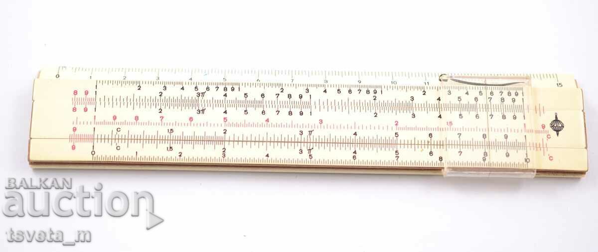 Accounting logarithmic line with leather case with price € 2.00 | 3.91 BGN Accounting logarithmic line with leather case with price € 2.00 | 3.91 BGN