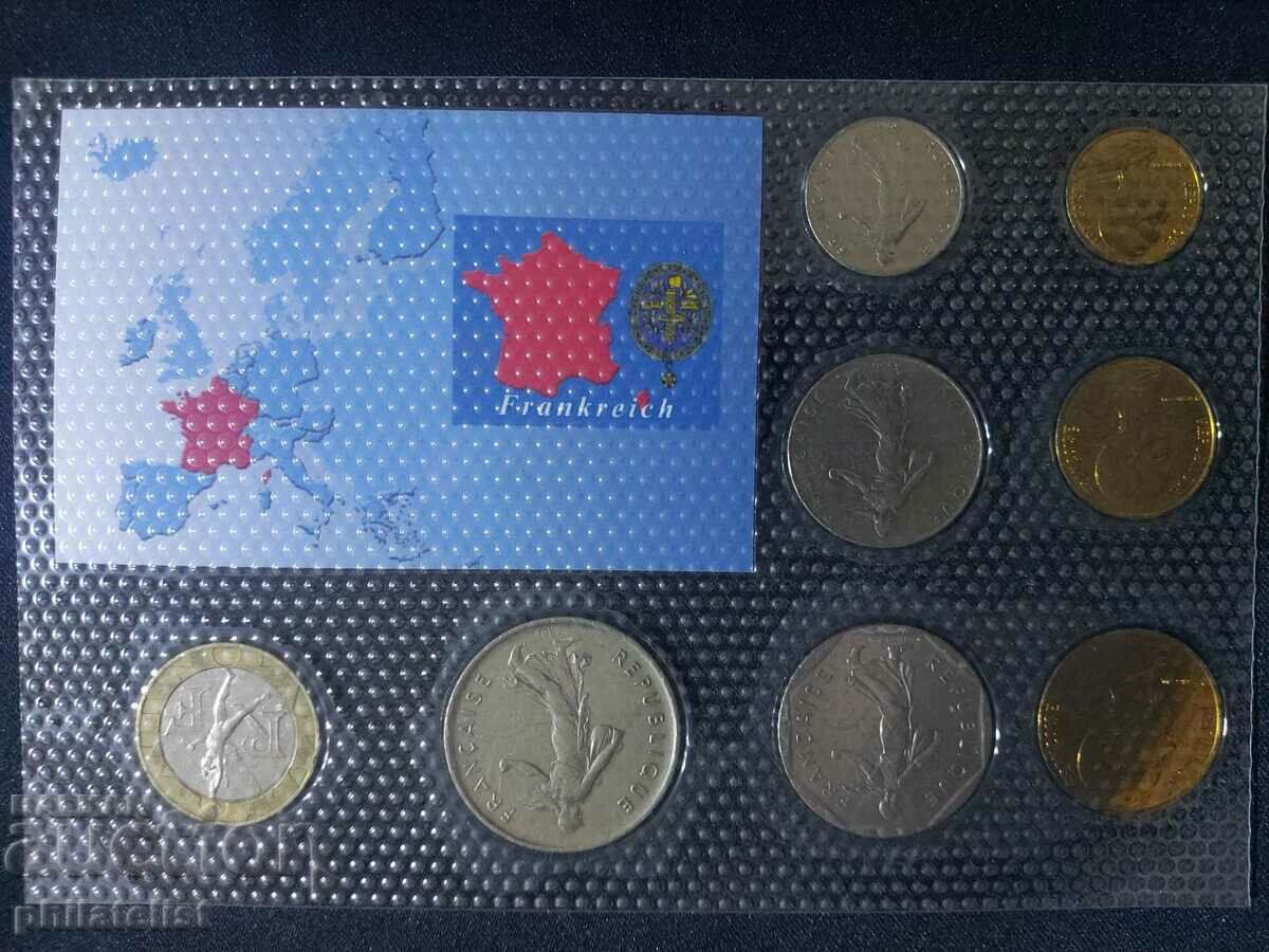 Auction  Complete set - France 1971-1998, 8 coins