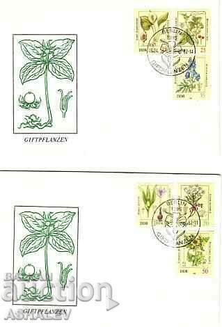 ГДР 1982  2 FDC