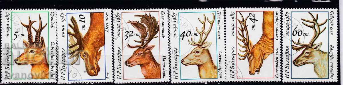 BULGARIA - LOT 1987. DEER