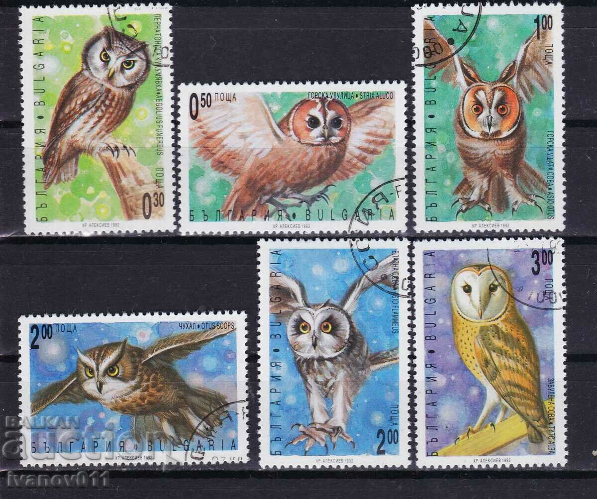 BULGARIA - LOT 1992 NIGHT BIRDS - 1