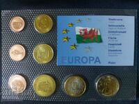 Δοκιμαστικό σετ ευρώ - Ουαλία 2006, 8 νομίσματα