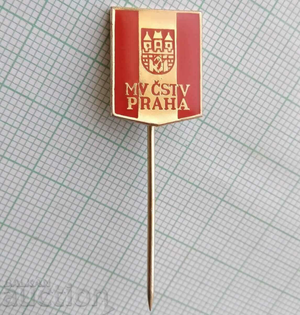 16297 Значка - Футболен клуб MV ČSTV Прага Чехия с цена 3.00 лв. | € 1.53 16297 Значка - Футболен клуб MV ČSTV Прага Чехия с цена 3.00 лв. | € 1.53