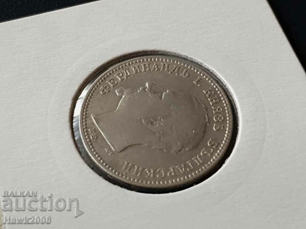 1 лев 1891 година Княжество България Сребърна Монета 1 - 6 1 лев 1891 година Княжество България Сребърна Монета 1 - 6