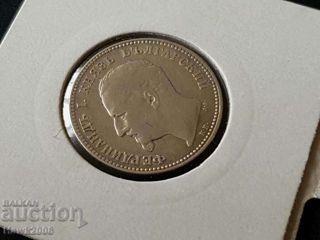 Ασημένιο νόμισμα 1 λεβ 1891 Πριγκιπάτο της Βουλγαρίας 3 - 5 Ασημένιο νόμισμα 1 λεβ 1891 Πριγκιπάτο της Βουλγαρίας 3 - 5