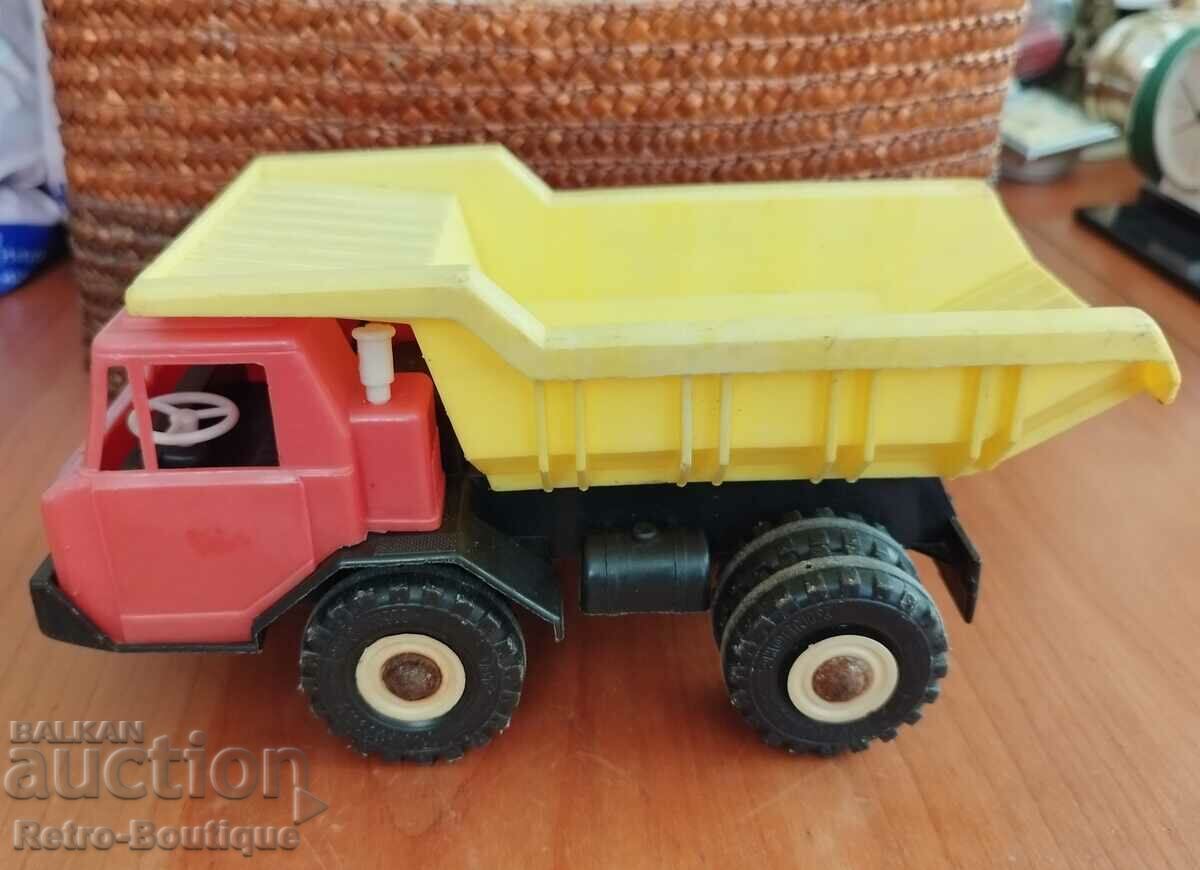 Old toy, truck, dump truck, West Germany with price 70.00 BGN | € 35.79 Old toy, truck, dump truck, West Germany with price 70.00 BGN | € 35.79