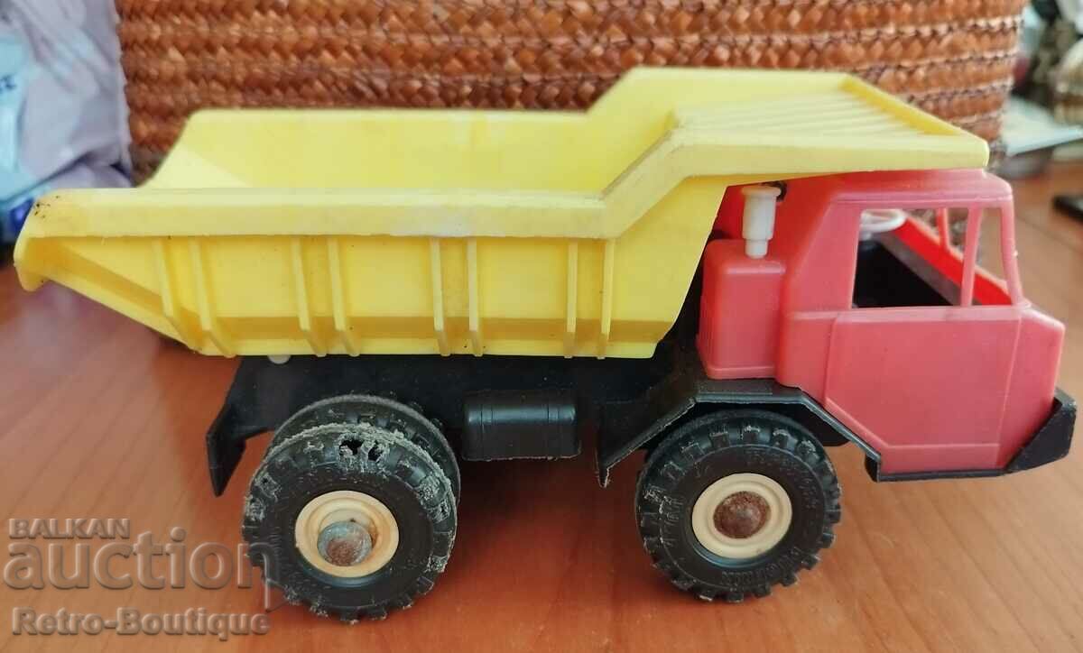 Old toy, truck, dump truck, West Germany