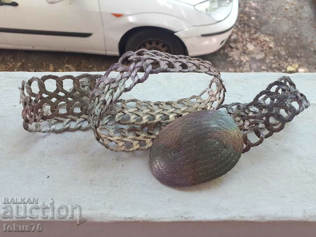 Metallic braided costume belt with price 59.00 BGN | € 30.17 Metallic braided costume belt with price 59.00 BGN | € 30.17