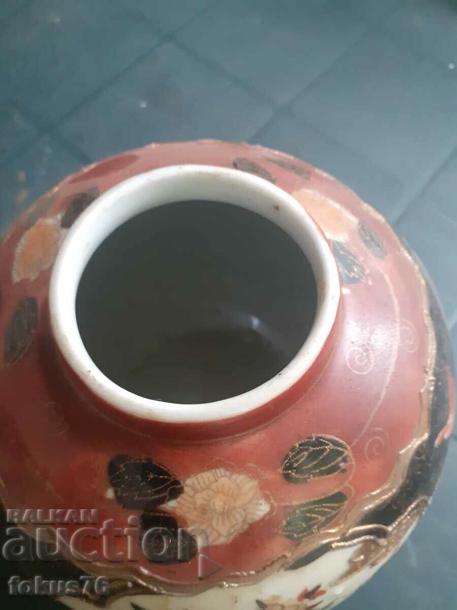 Delivery of Old vase jar porcelain Satsuma Satsuma Delivery of Old vase jar porcelain Satsuma Satsuma