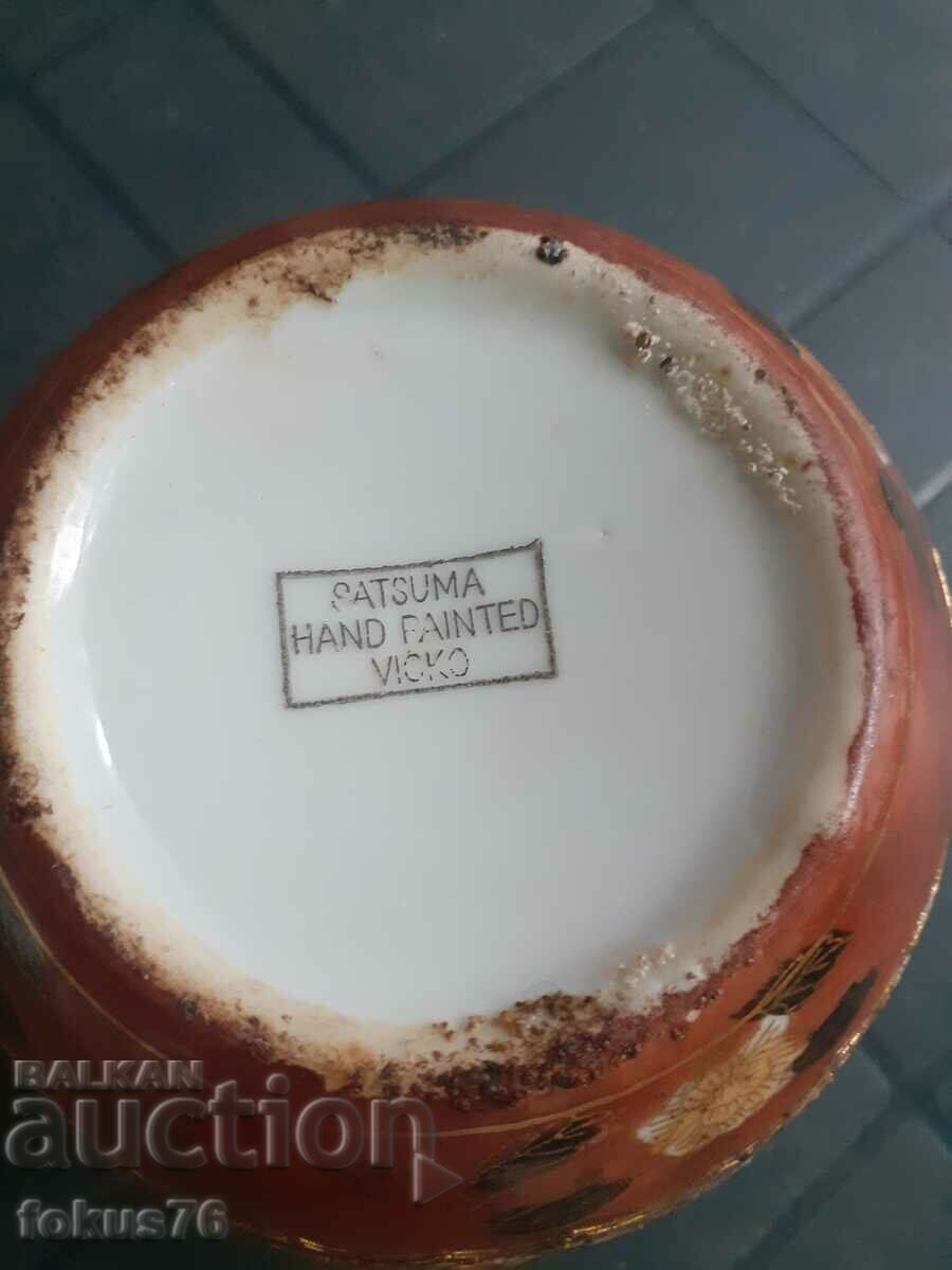 Old vase jar porcelain Satsuma Satsuma - 5 Old vase jar porcelain Satsuma Satsuma - 5