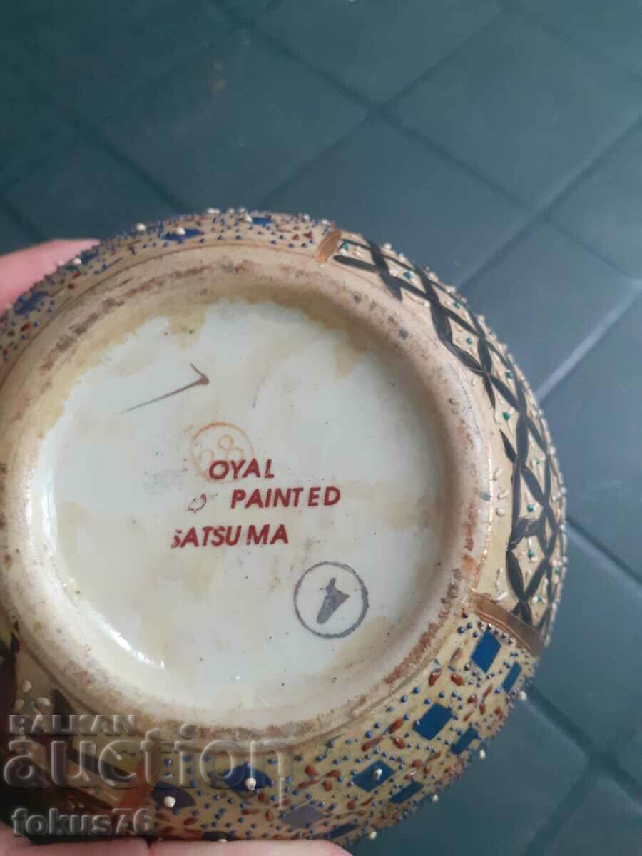 Old vase jar porcelain Satsuma Satsuma marking - 6 Old vase jar porcelain Satsuma Satsuma marking - 6