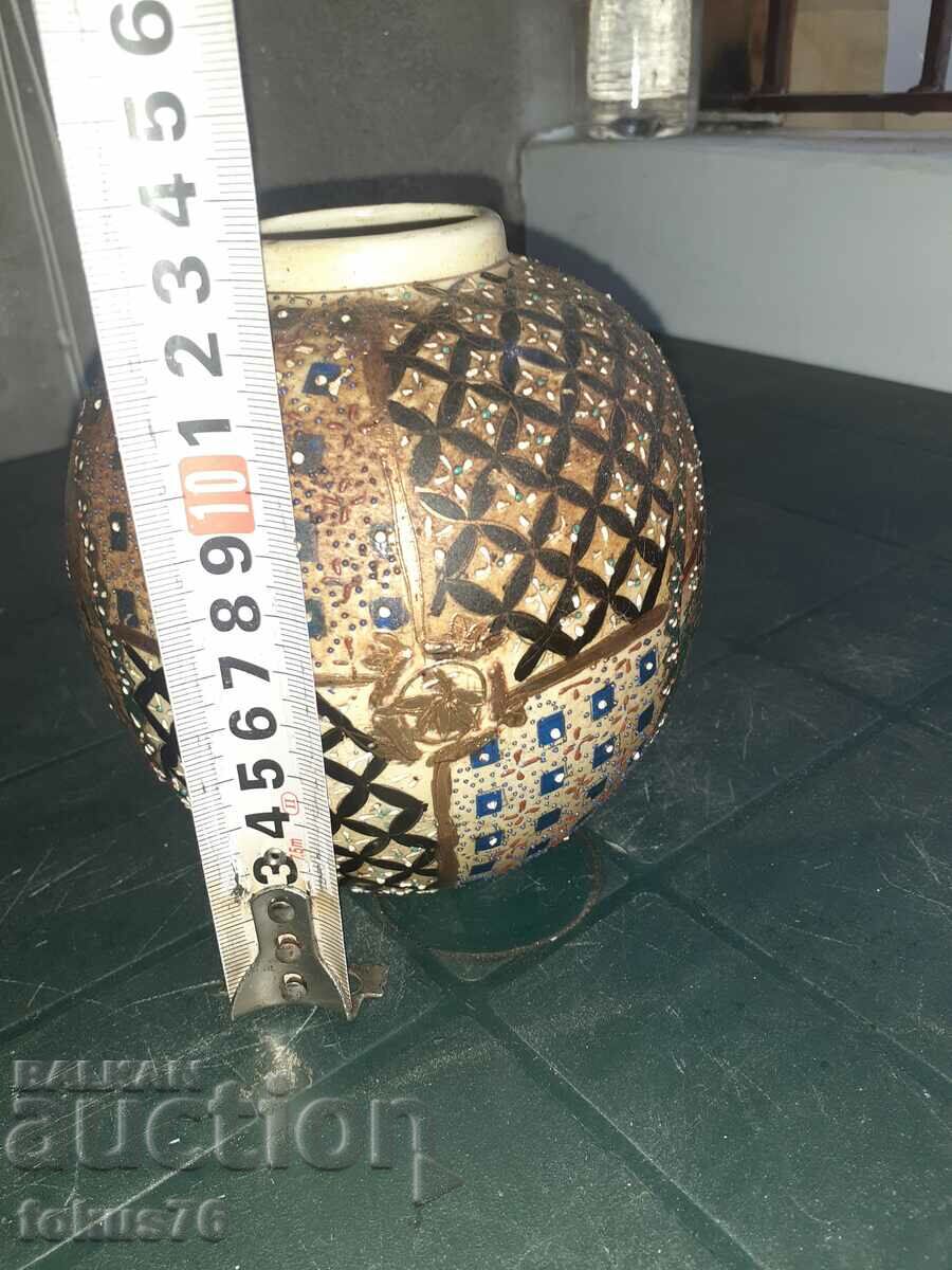 Old vase jar porcelain Satsuma Satsuma marking - 7 Old vase jar porcelain Satsuma Satsuma marking - 7