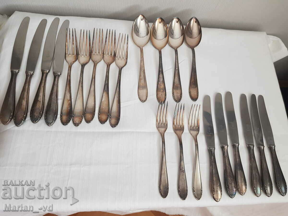 ROSTFREI silver-plated cutlery - 22 pieces