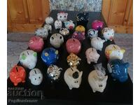 I am selling a collection of piggy banks