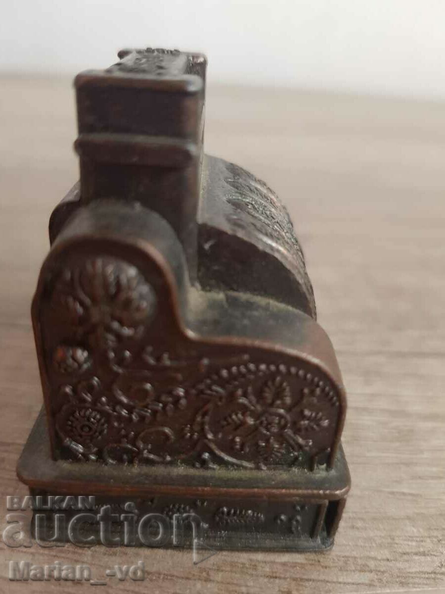 Παλιά αναμνηστικά μεταλλική ταμειακή μηχανή - 5