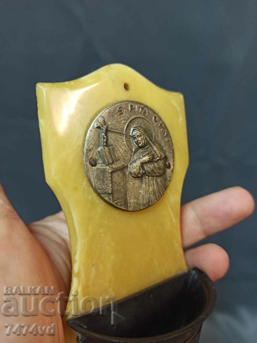 Delivery of OLD HOLY WATER VESSEL Delivery of OLD HOLY WATER VESSEL