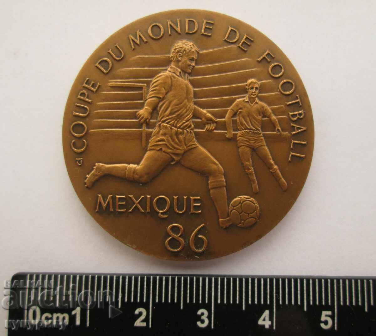 Old Medal Plaque Soccer World Cup Mexico 1986 with price 150.00 BGN | € 76.69 Old Medal Plaque Soccer World Cup Mexico 1986 with price 150.00 BGN | € 76.69