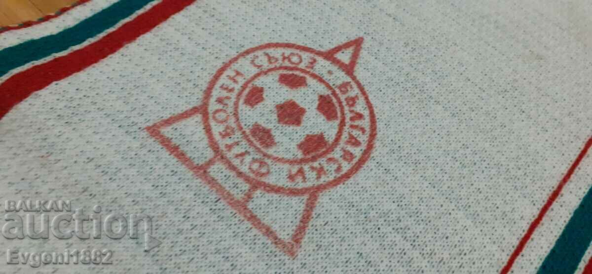 Delivery of Bulgaria - Old Knitted Shawl from 1994 USA Football World Cup Delivery of Bulgaria - Old Knitted Shawl from 1994 USA Football World Cup