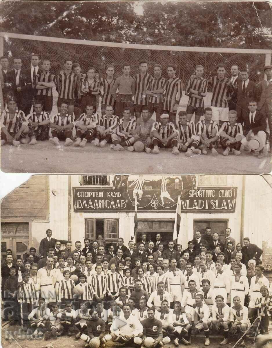 VAND DOUA FOTO VECHI DE FOTBAL - SK TICHA SI VLADISLAV 1923