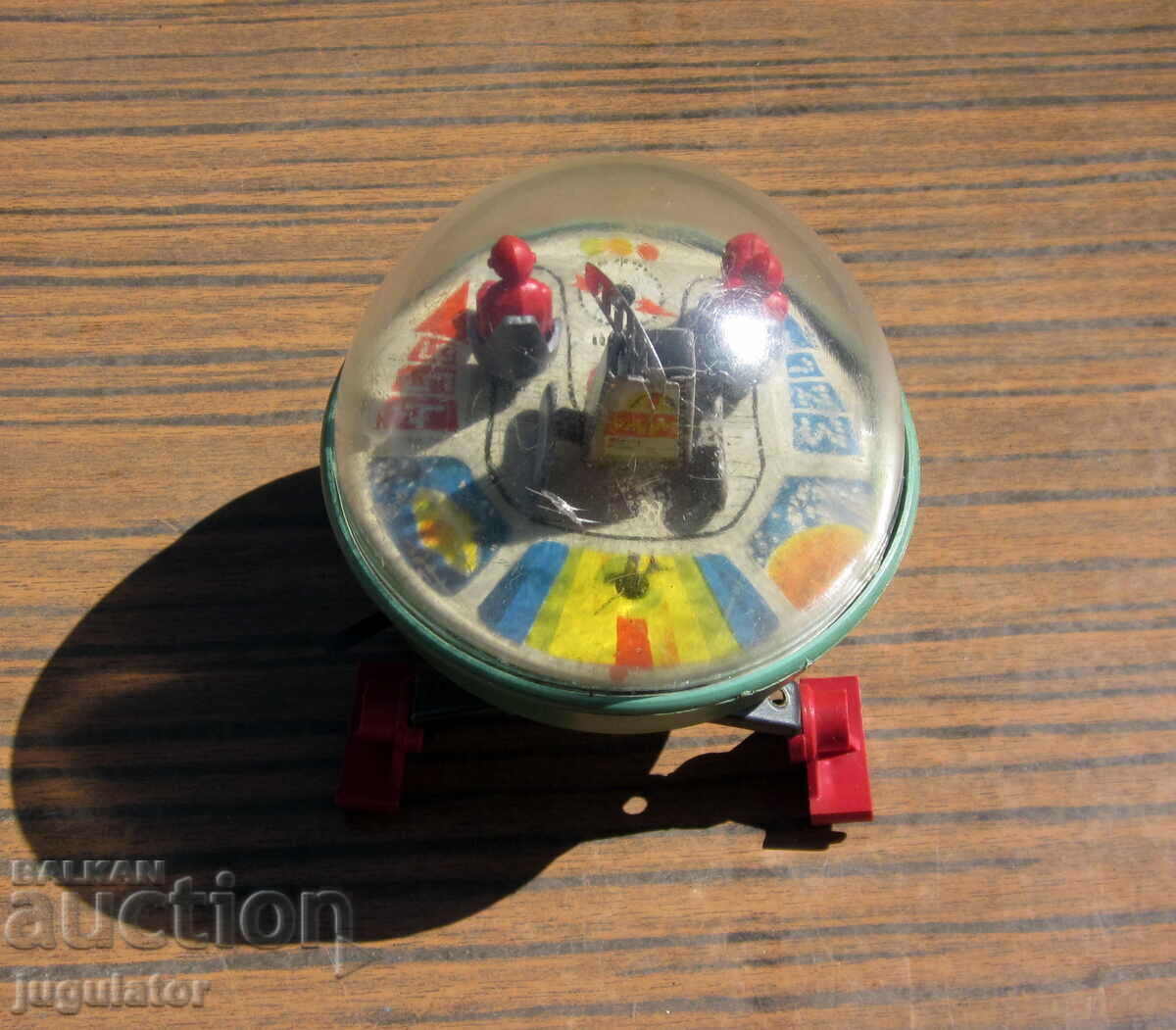 old Russian space mechanical toy lunar rover - 5