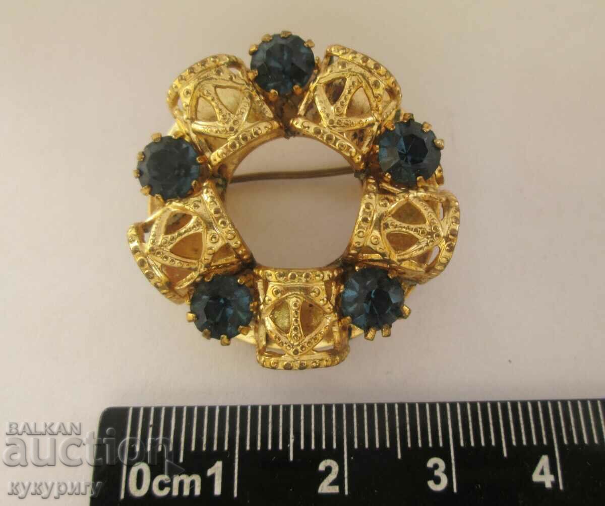 Old ladies brooch Art Deco jewel with gilding - 5 Old ladies brooch Art Deco jewel with gilding - 5