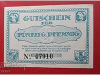 Bancnota-Germania-Saxonia-Lerte-50 pfennig 1921