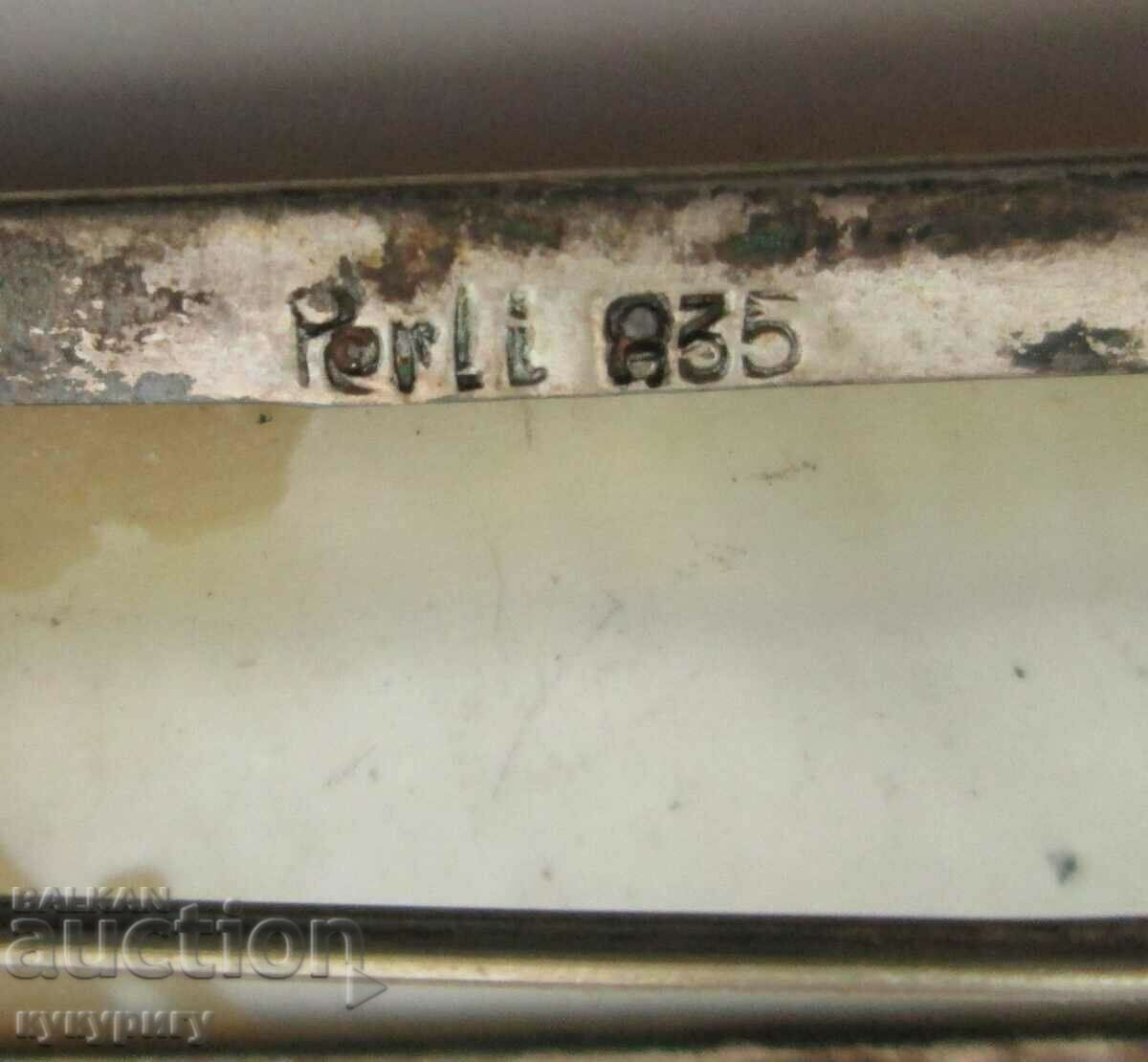 Δημοπρασία Ασημένια γυναικεία καρφίτσα κόσμημα από ασήμι και φίλντισι Δημοπρασία Ασημένια γυναικεία καρφίτσα κόσμημα από ασήμι και φίλντισι