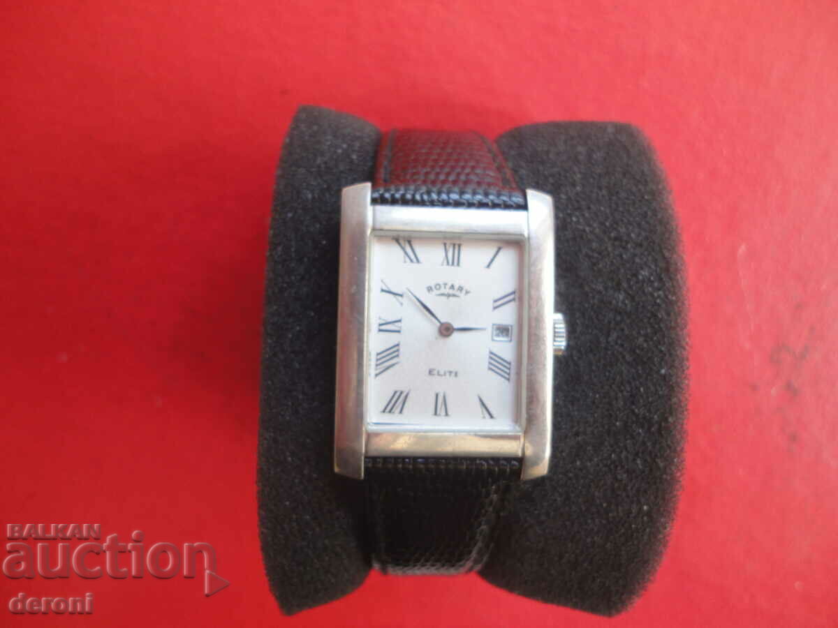 Невероятен сребърен дамски часовник Rotary Elite