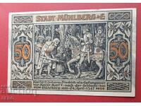 Banknote-Germany-Brandenburg-Mühlberg-50 pfennig 1921