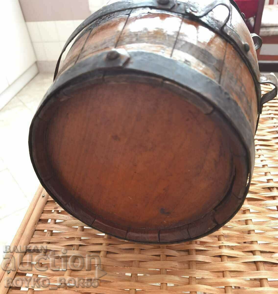 Old Barrel Barrel Keg with Carrying Handle - 6
