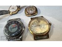 Lot of RUSSIAN old watches Sputnik USSR and VOSTOK BKP NRB