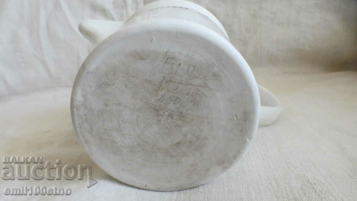 Measuring Jug solid old porcelain with interesting markings - 5 Measuring Jug solid old porcelain with interesting markings - 5
