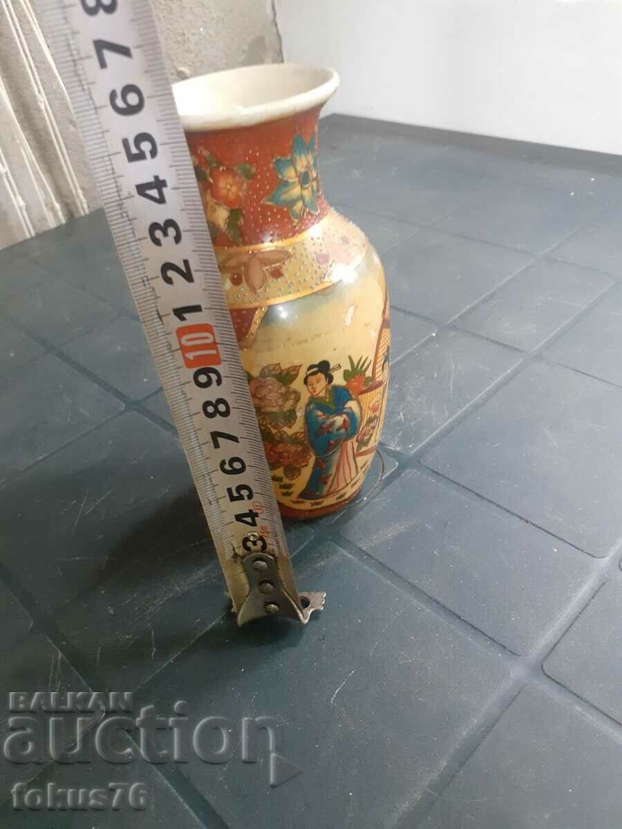 Beautiful Satsuma Satsuma porcelain vase - 6 Beautiful Satsuma Satsuma porcelain vase - 6