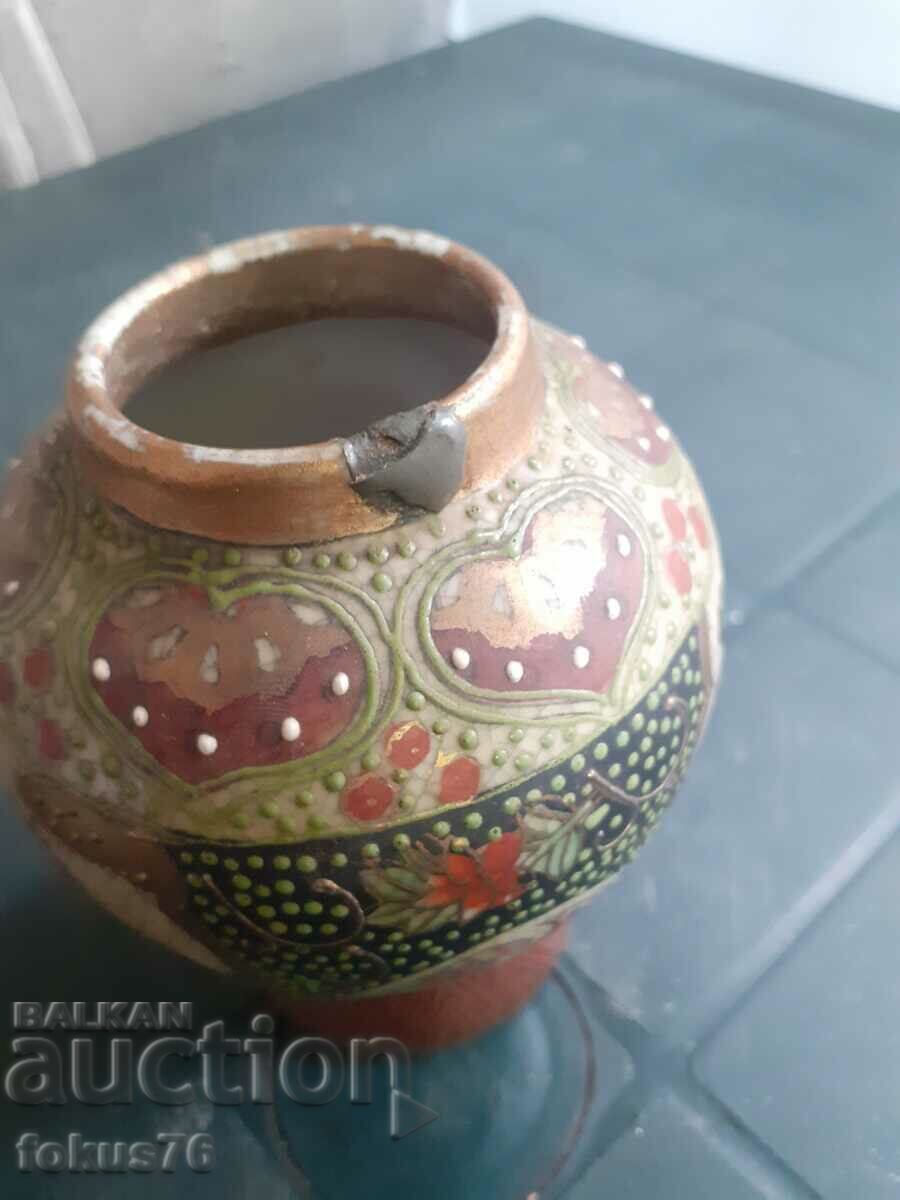 Аукцион Красива стара ваза порцелан Сатцума Satsuma Аукцион Красива стара ваза порцелан Сатцума Satsuma