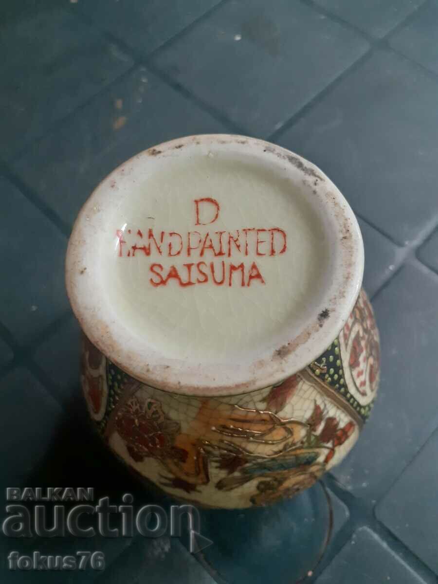 Доставка на Красива стара ваза порцелан Сатцума Satsuma Доставка на Красива стара ваза порцелан Сатцума Satsuma