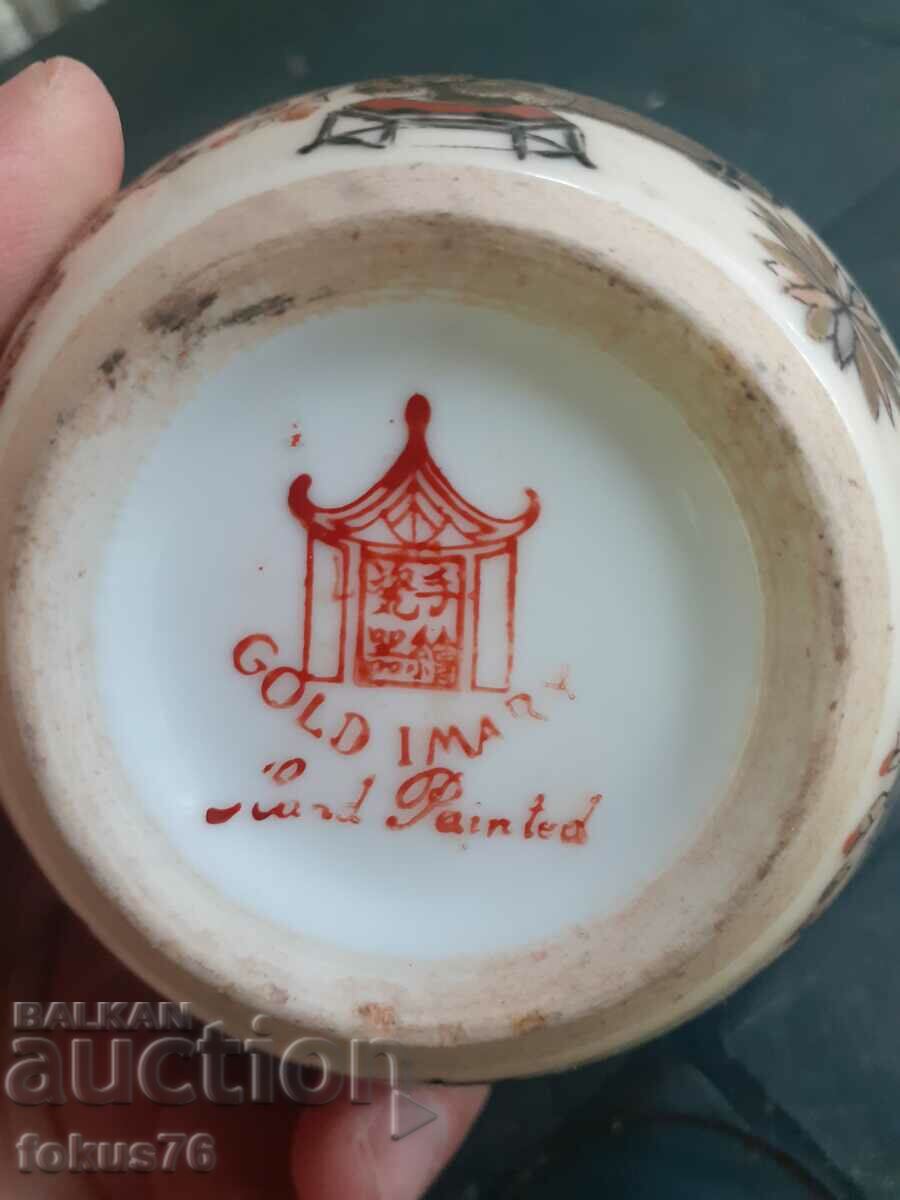 Beautiful old Satsuma porcelain vase Satsuma marking - 6