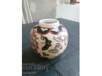 Красива стара ваза порцелан Сатцума Satsuma маркировка