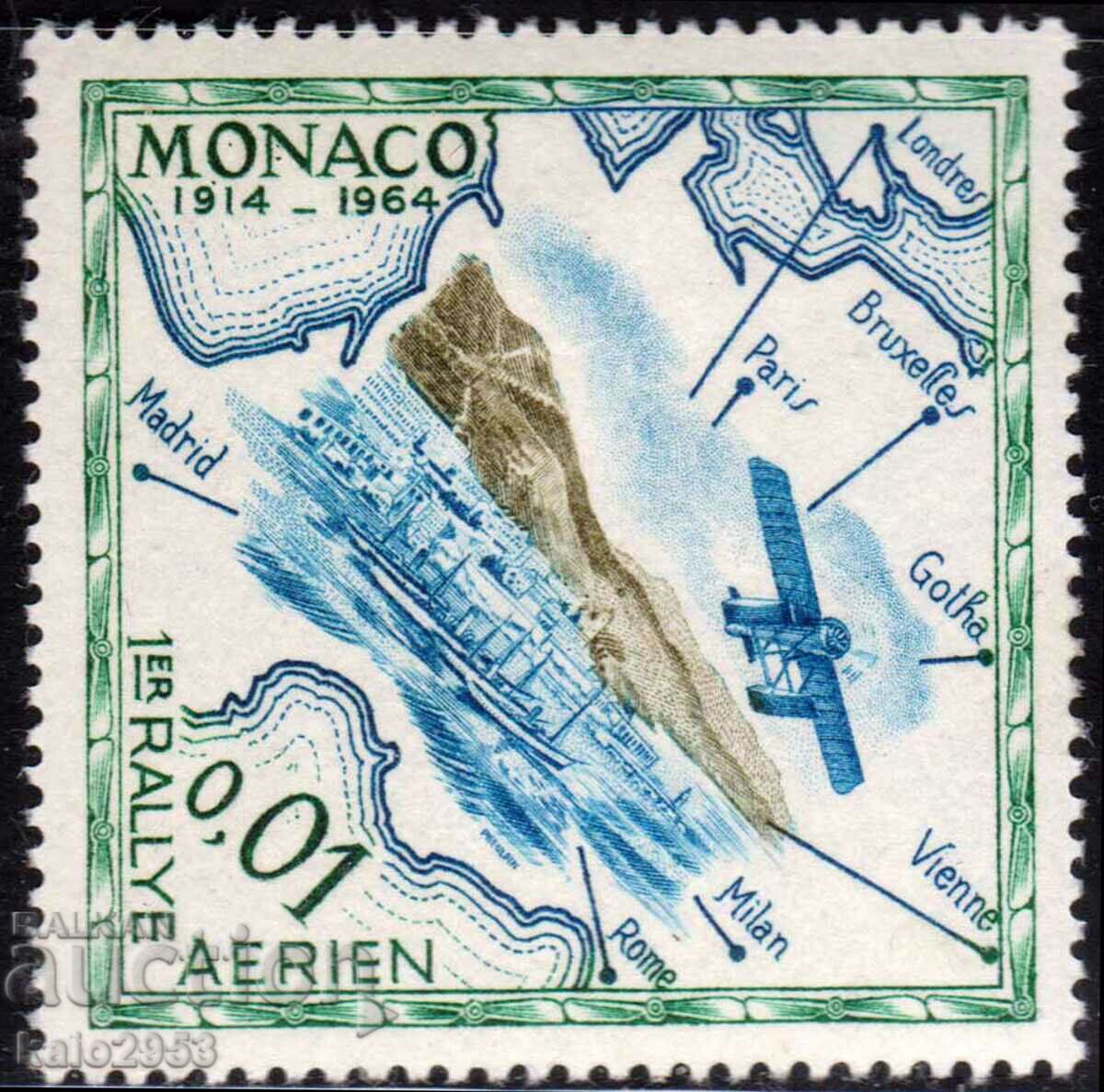 Monaco-1964-50 de ani Raliul aerian de la Monte Carlo, MLH