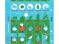 1998. Olanda. timbre decembrie. Bloc.