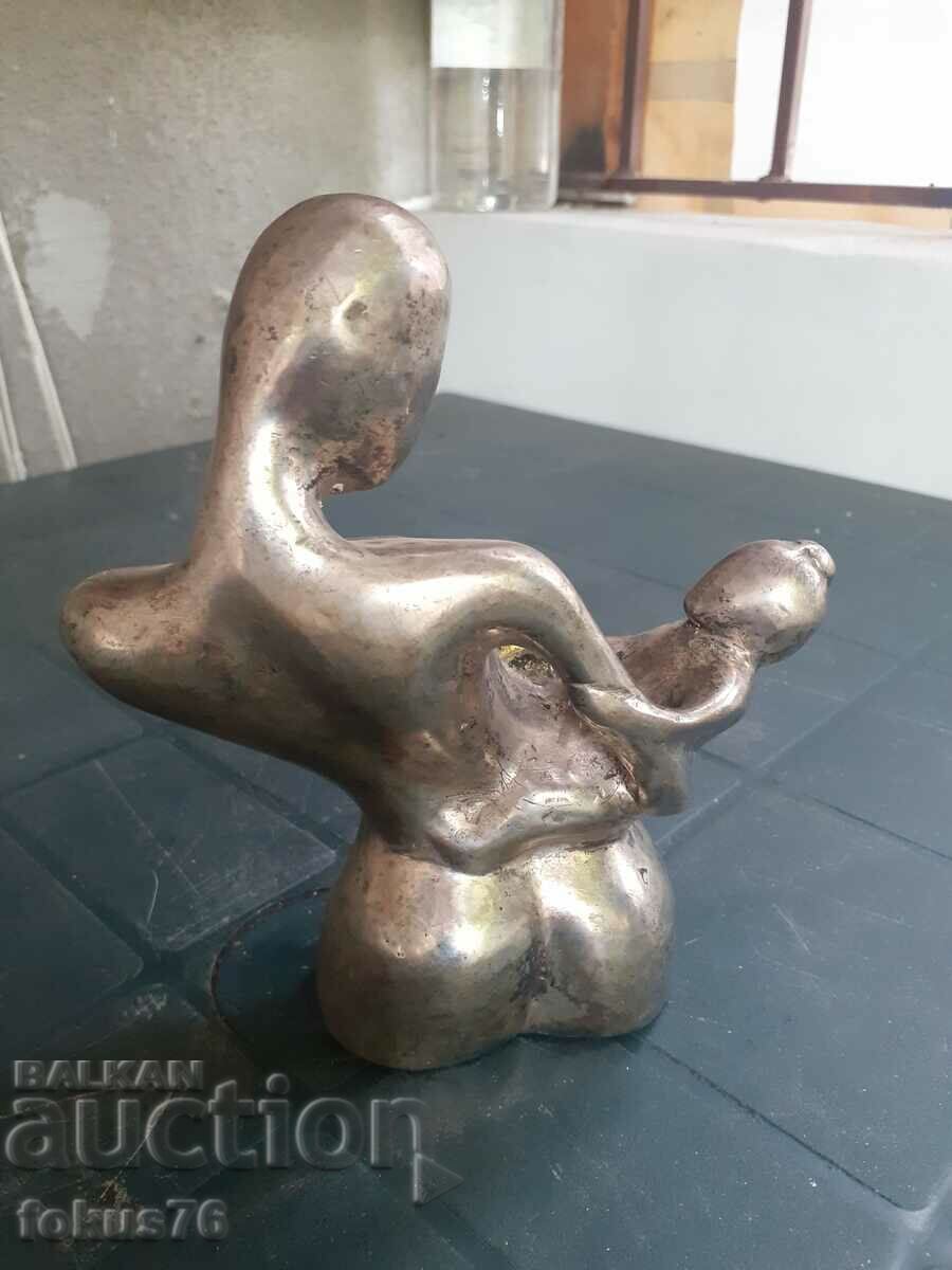 Auction  Great metal statuette figure plastic