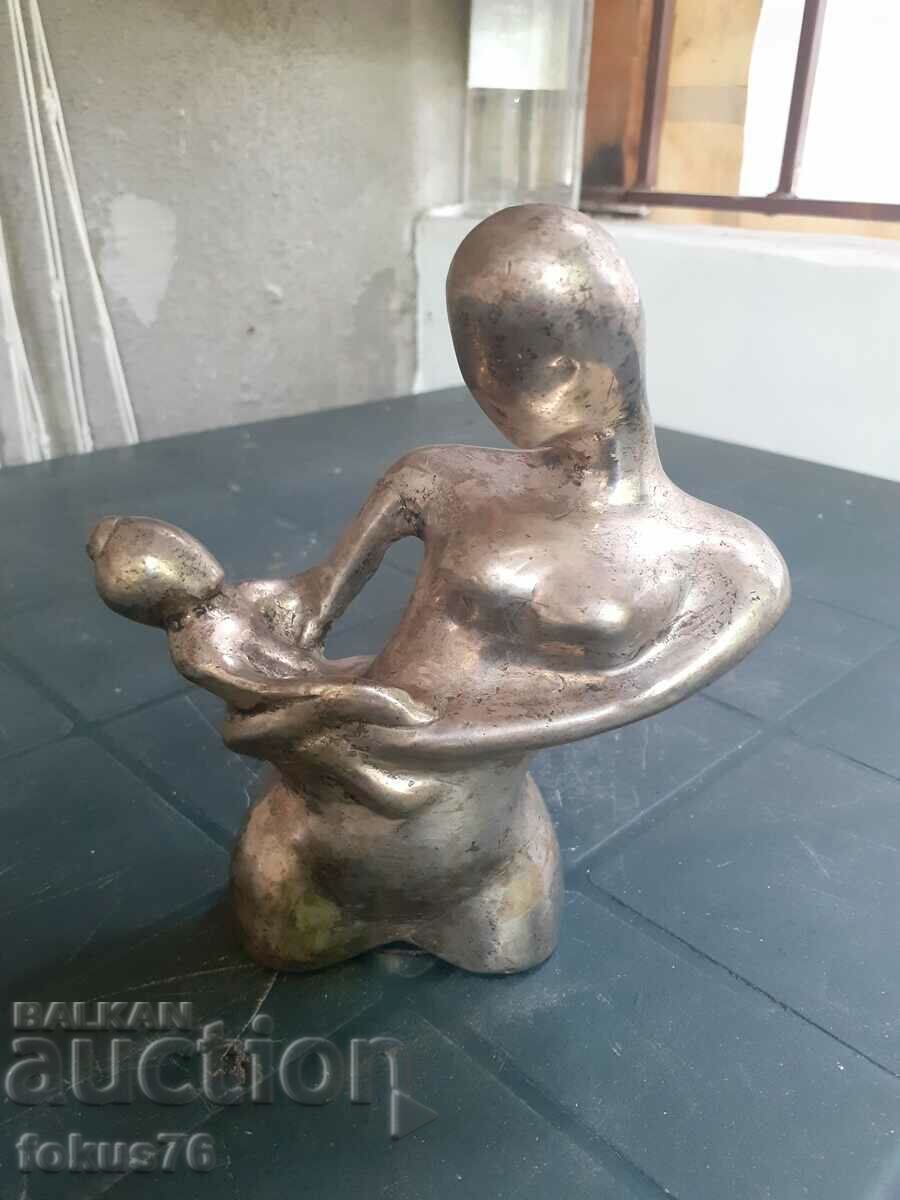 Great metal statuette figure plastic