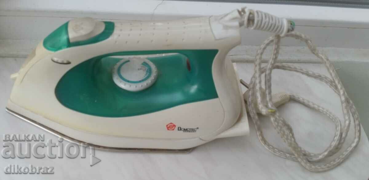 DOMOTEC steam iron - USED - from a penny