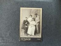Fotografie veche Tsocho Hr. Fakirov Sofia 1907 portret de grup